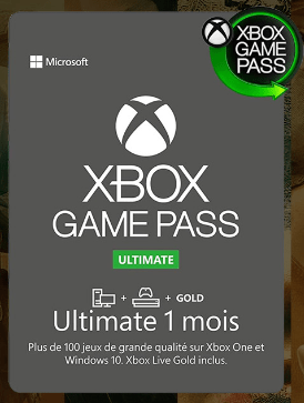 Abonnement Xbox Game Pass Ultimate (01 Mois) Xbox & PC