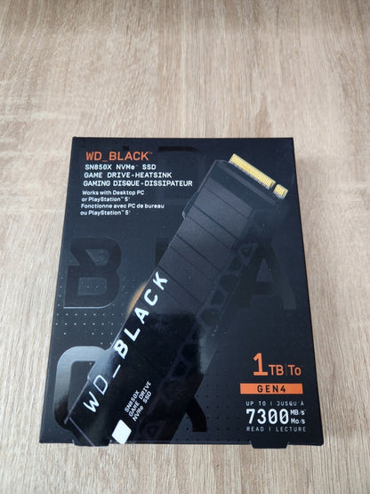 SSD WD_BLACK SN850X NVMe PCIe