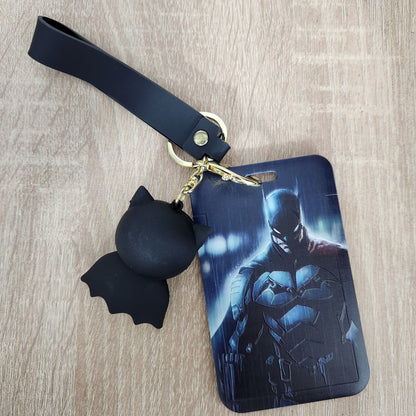 Porte clé avec badge Batman