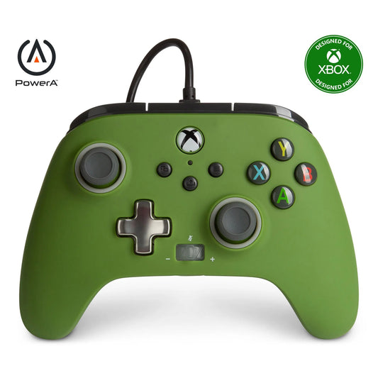 PowerA Manette filaire for Xbox Series X|S –Green Soldier