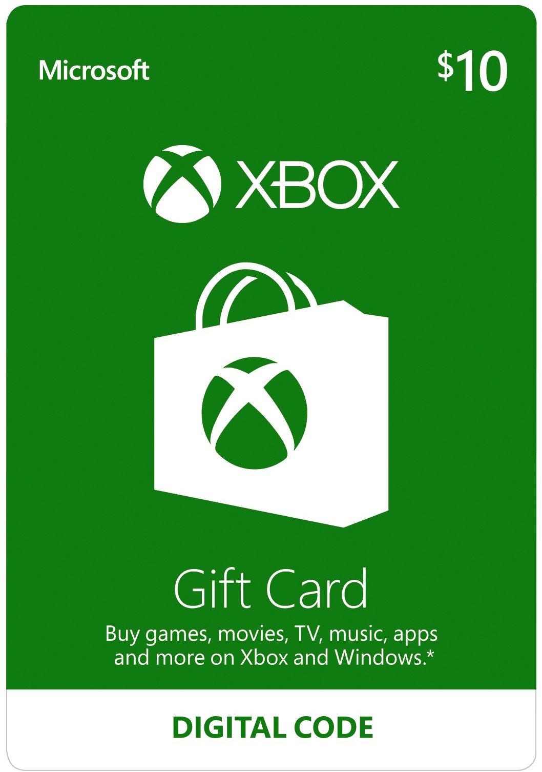 CARTE GIFT 10$ (USA) Xbox One