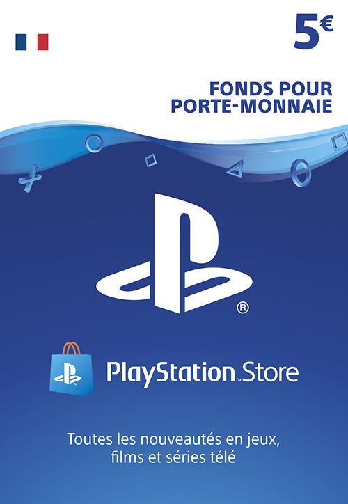 Carte Cadeau PlayStation 05€ | Compte PSN Français
