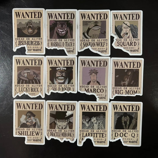 Pack de Stickers One Piece Wanted (V2)