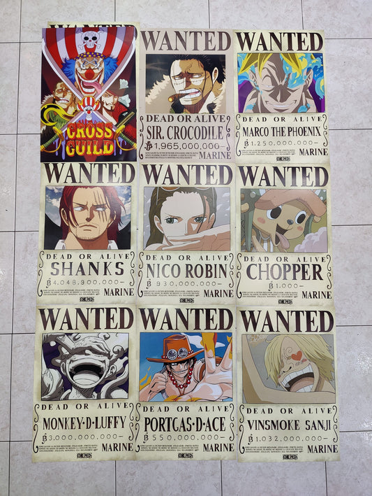 Poster Wanted | One Piece Bounty