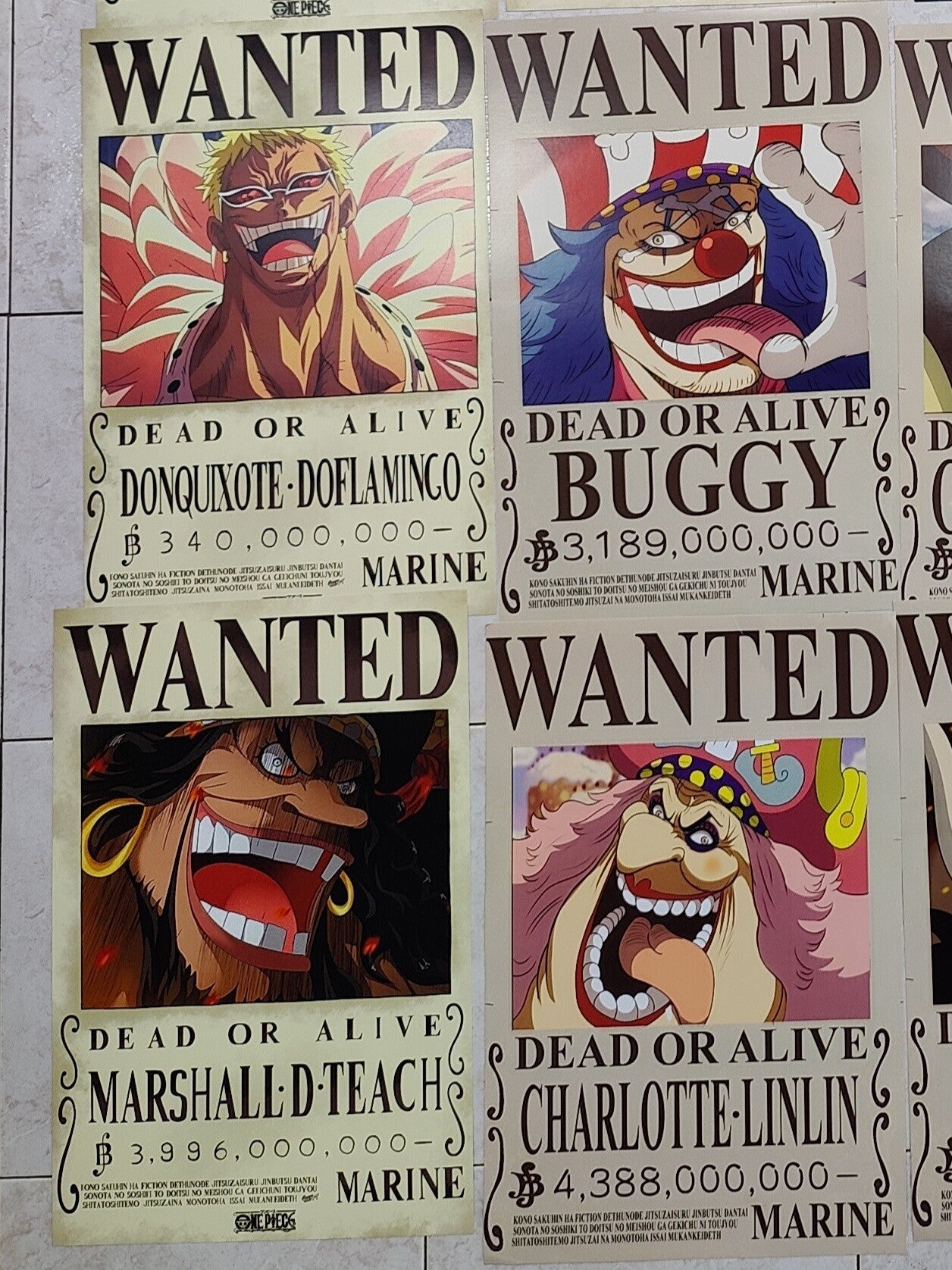 Poster Wanted | One Piece Bounty
