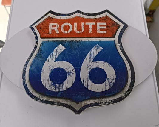 Plaque Décorative Route 66 ( 25cm )