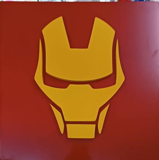 Plaque Décorative En Forex Iron Man Rouge (39.5x39.5)