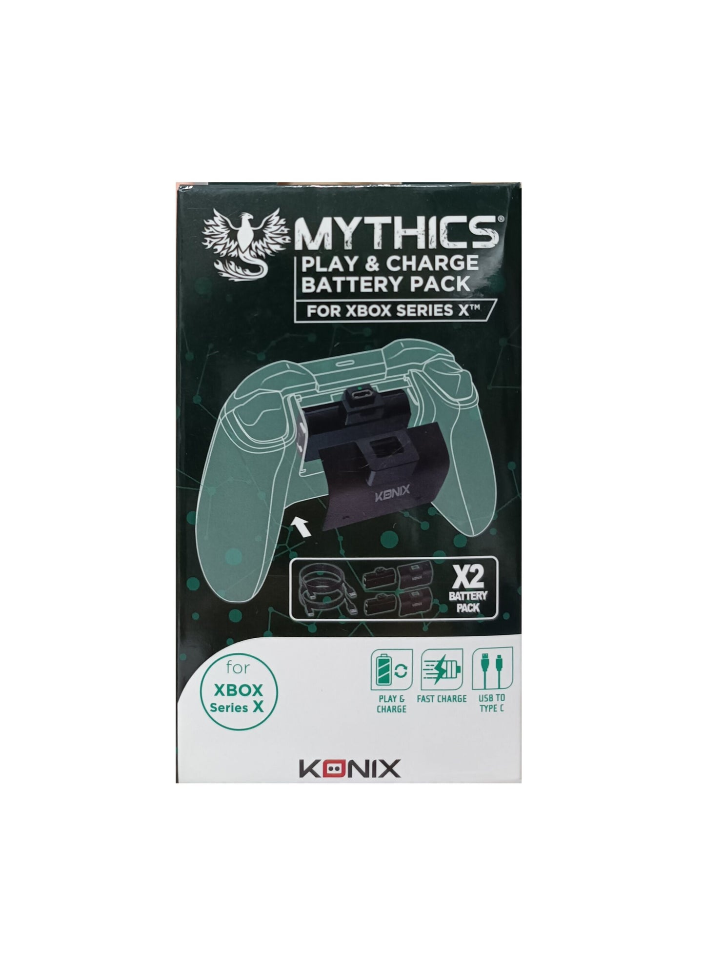 Batterie KONIX Mythics Play and Charge Battery Pack For Xbox Series