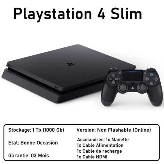 Playstation 4 / PS4 Slim Occasion ♻️ (1TB)