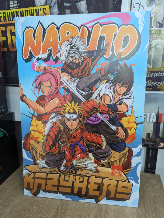 Plaque en Forex Naruto 30x40 cm