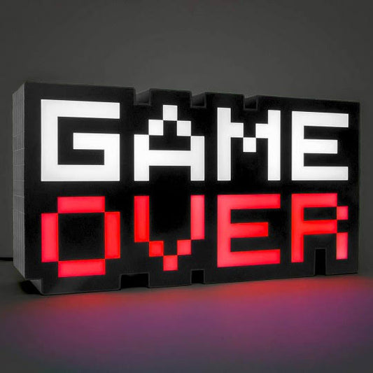 Lampe Gamer LED RGB "8-Bit Game Over" + Rythmique