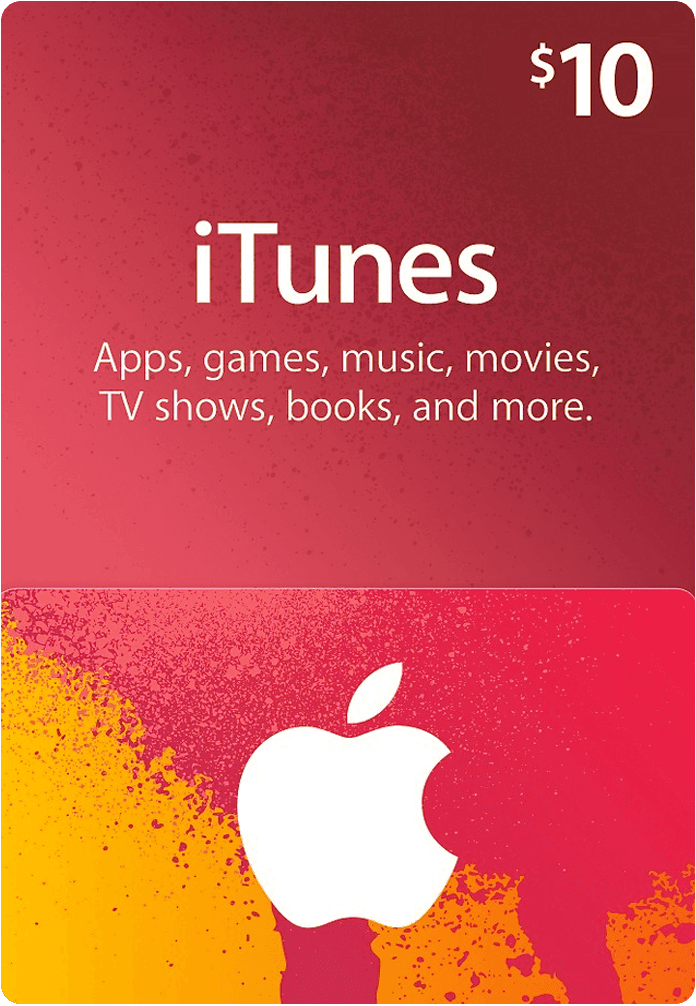 Carte Gift Apple iTunes Store 10$ (USA)