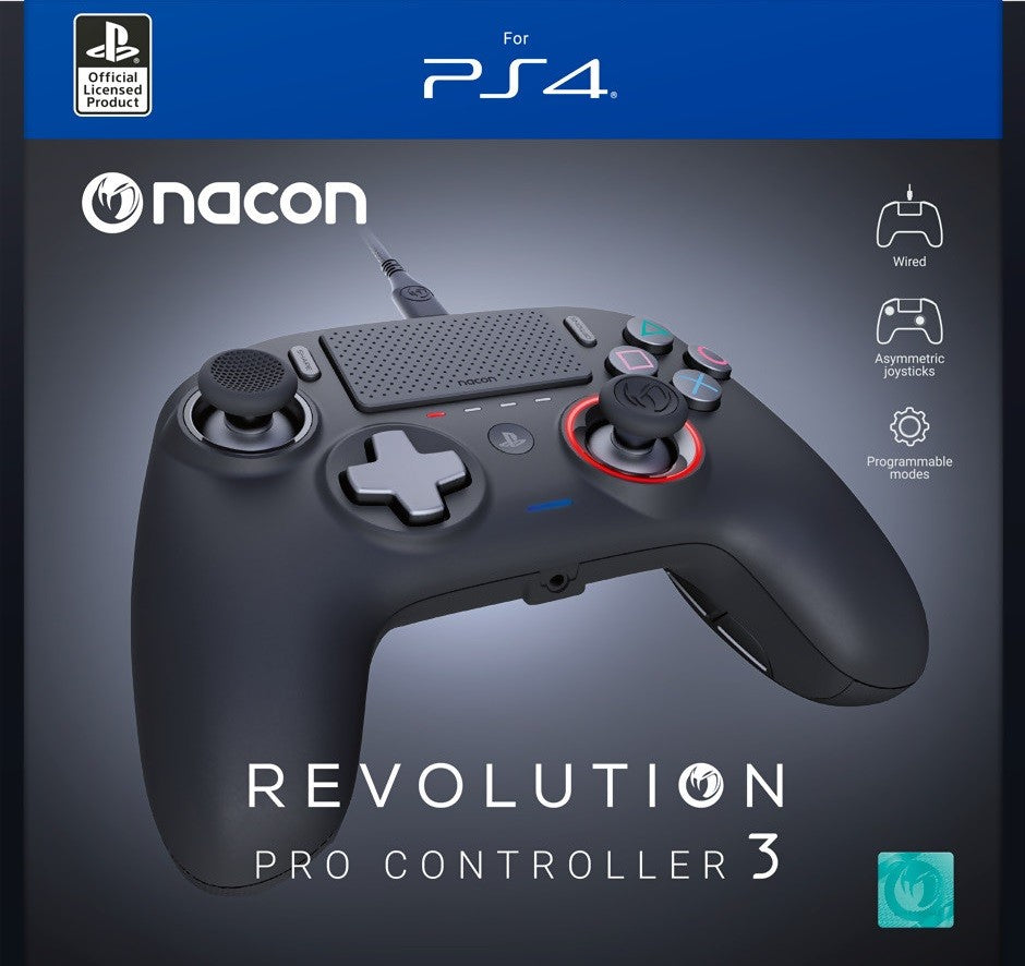 Nacon Manette Filaire Compacte pour Playstation 4 - Accessoires de