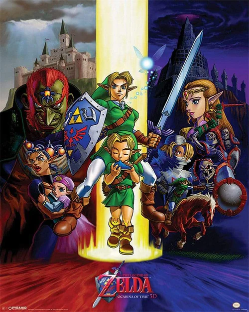 The Legend Of Zelda (Ocarina Of Time) Poster 40x50cm