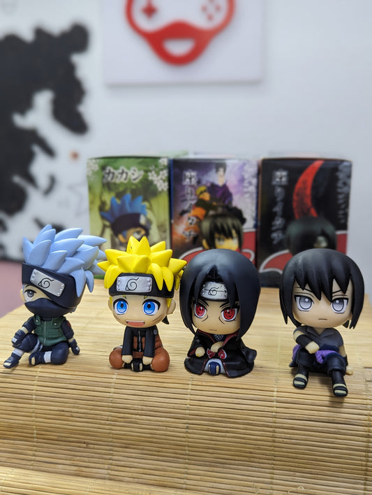 Figurine Chibi Naruto | 11 cm | (lot de 4)