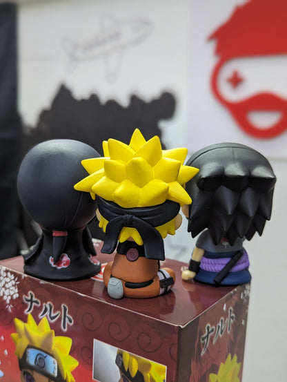 Figurine Chibi Naruto | 11 cm | (lot de 4)