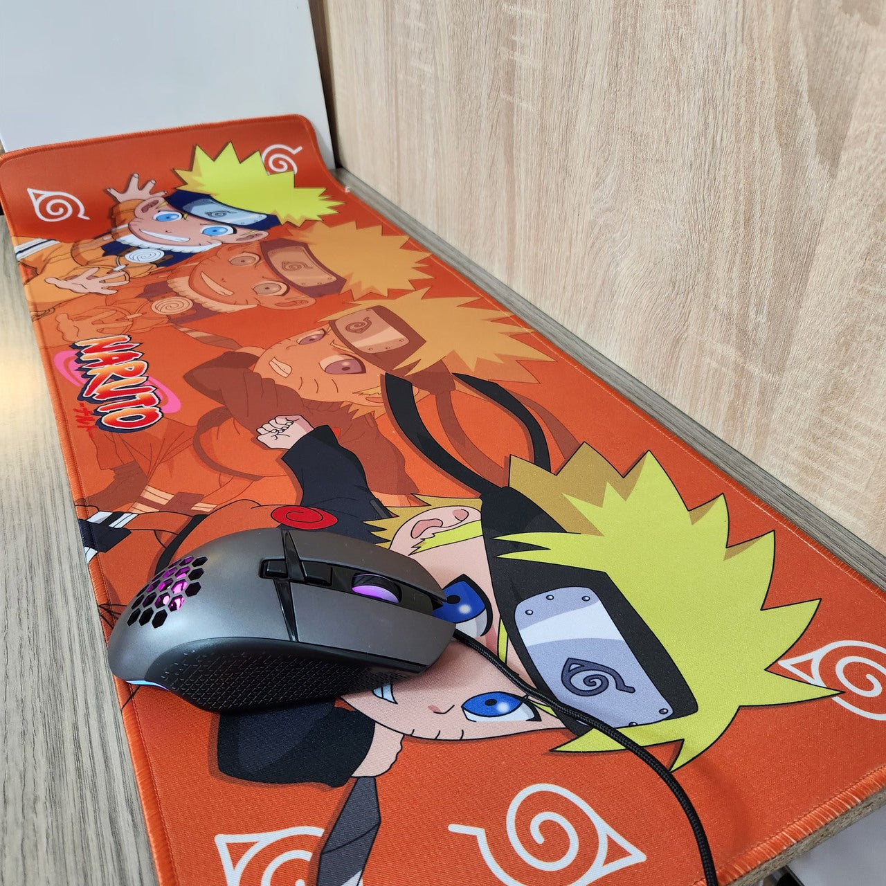 Tapis de Souris Naruto Minato - L'Éclair Jaune de Konoha main image 0