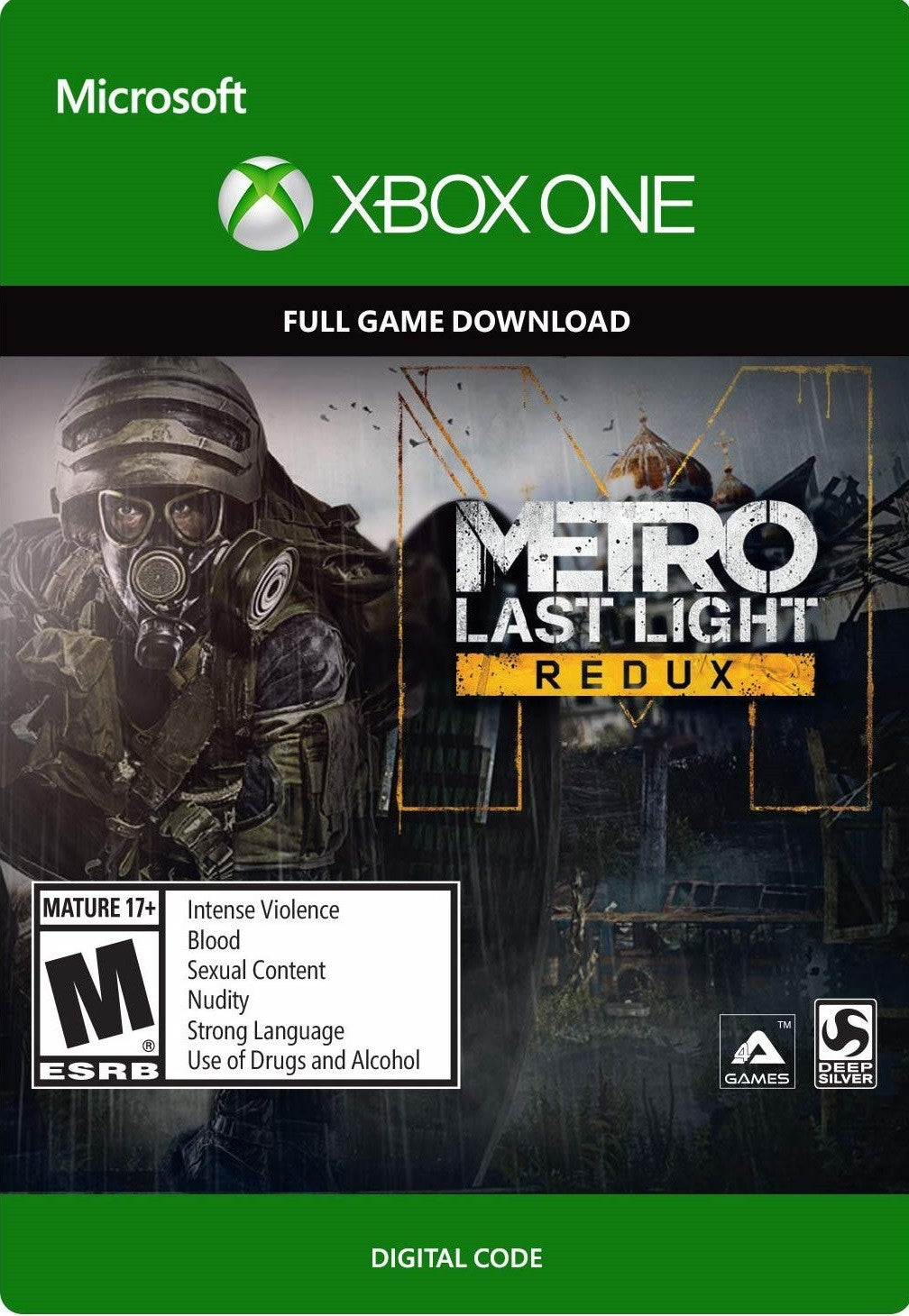 Metro Last Light Redux (Code Digital) XBOX ONE