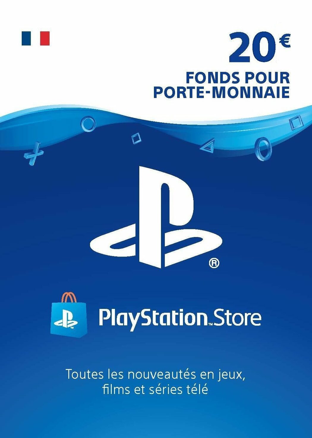 Carte Cadeau PlayStation 20€ | Compte PSN Français