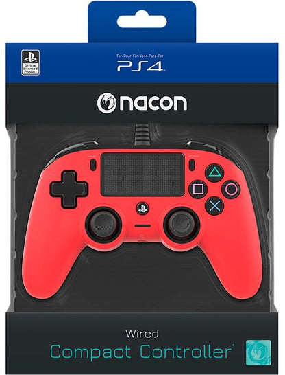 Manette Nacon Campact Filaire Rouge