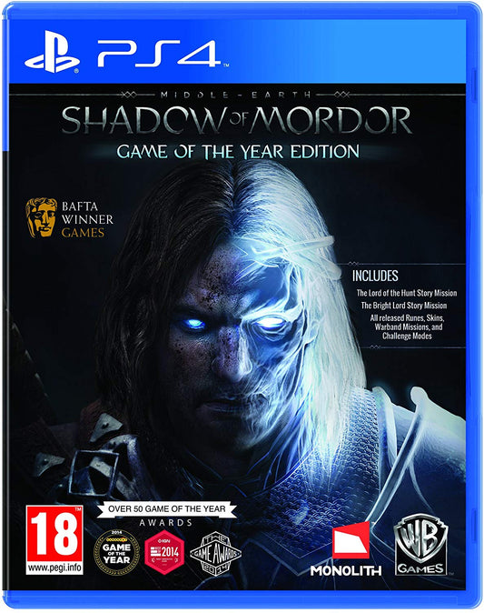 Middle Earth Shadow Of Mordor Game Of The Year  PS4 Occasion ♻️